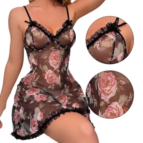 Robe sexy femme fleurie
