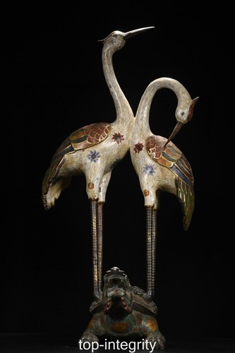 Cloisonne émail bronze - 34",