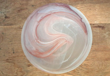 GLOBE DE REMPLACEMENT EN VERRE 30 CM PLAFONNIER LUSTRE OU APPLIQUE