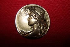 Ancienne Broche Signée Armand Bargas Art Nouveau