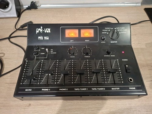 Table mixage pre vox - table, de