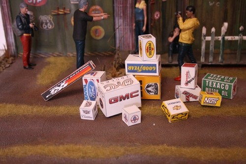Diorama carton pcs 18 - 14,