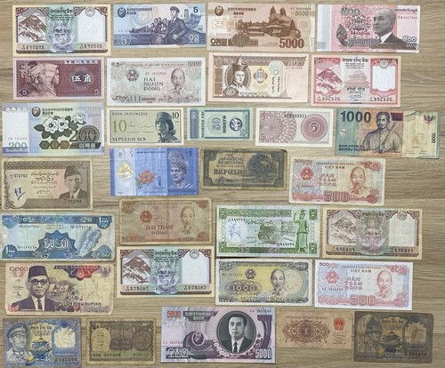Billets banque asie - billets, d’asie