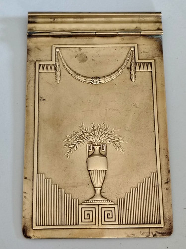 Ancien porte bloc note - porte, bloc-note