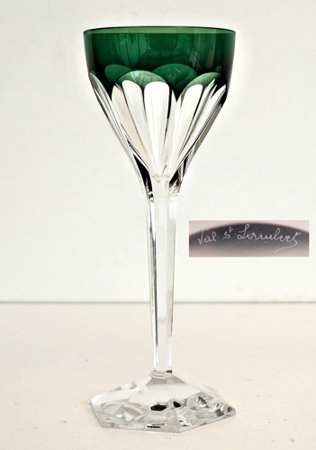 Val saint lambert verre vin - verre, à