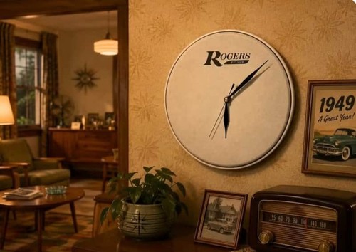 Rogers wall clock - rogers,