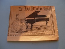 PUBLICITE PRESSE PIANO THE BALDWIN FEMME JOUANT DU PIANO