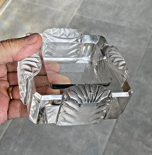 Cendrier cristal Lalique modèle " Corfou " .
