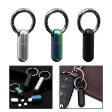 Pilule en titane pendentif