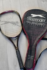 ancienne raquette tennis SLAZENGER Quadro très bon état avec housse bandoulière
