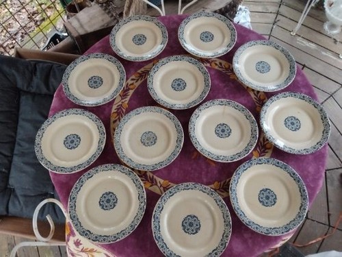 Assiettes plates terre de - plates,