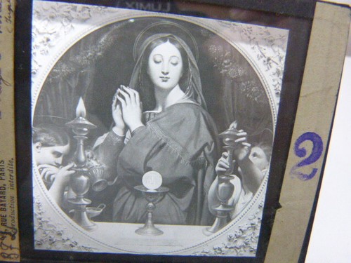 Plaque verre vierge à - de,