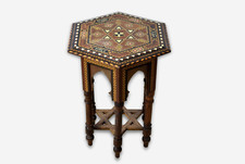 guéridon octogonal syrien