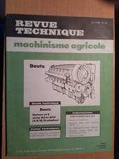 Deutz moteur V6 V8 V10 V12