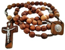 Chapelet en BOIS D'OLIVIER de