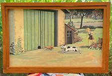 ancien affiche scolaire rossignol poucet lecture 9