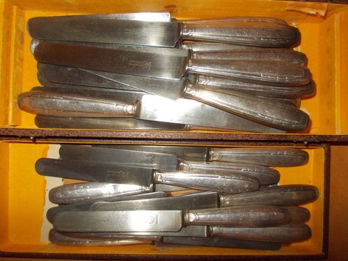Ancien coffret couteaux - :,