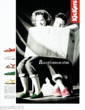 PUBLICITE ADVERTISING 116  1988  les chaussures enfant junior Kickers