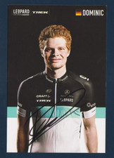 CYCLISME carte cycliste DOMINIC KLEMME équipe LEOPARD TREK Signée