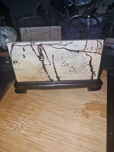 Picture jasper polished slab - picture,