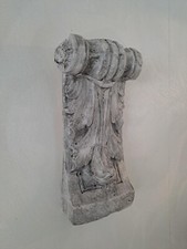 Applique plâtre imitation pierre décor murale habillage cheminée renovation