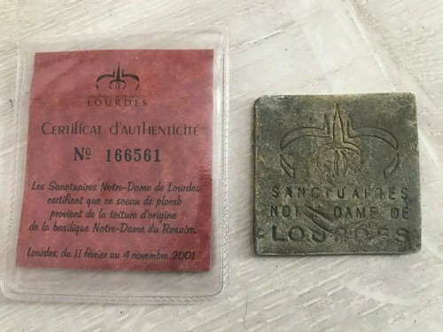 Souvenir plaque plomb du - souvenir, en