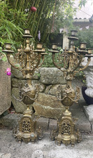 Paire De Candélabres Bronze 5