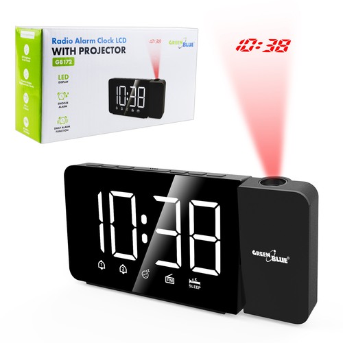 Greenblue gb172 radio réveil - greenblue, radio-réveil