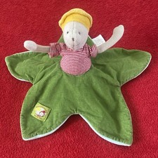 ?? DOUDOU RÉVERSIBLE MOULIN ROTY BALTHAZAR ET VALENTINE ÉTOILES OISEAU VERT