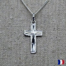 Pendentif Croix Façettée
