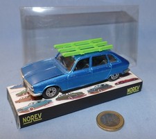 Norev Jet-Car réf 841 : Renault R16 TX  (Transformée en Sports d'Hiver) (Bleu)