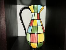 Broc Pichet Céramique Émaillée Vintage POET LAVAL  DIEULEFIT Vallauris Pouchain 