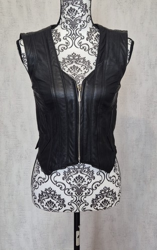Gilet cuir biker - cuir, harley