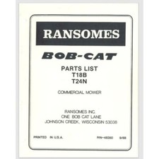 Ransomes Bobcat T18B & T24N
