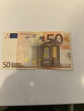 ANCIEN BILLET DE BANQUE DE 50 EUROS ANNÉE : 2002 - SIGNÉ JEAN CLAUDE TRICHET