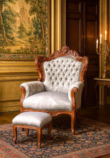 Imposant grand fauteuil avec