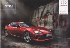 Catalogue Brochure Toyota GT 86 10/2016 Suisse en français
