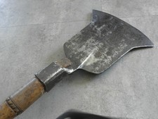 Antique primitive tool Plane Carpentry axe Wood ax Curved Groove Cutter rare