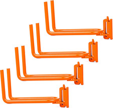 4-Pack E-Track Heavy Duty Shovel/Tool Hanger, E Track Hooks for Tools, Rakes, Sp