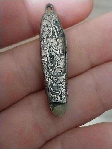Canif miniature argent - canif,