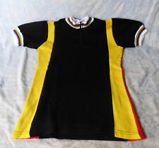 #Cyclisme Vintage# Ancien Maillot 100% acrylique / 2 poches à l'arrière