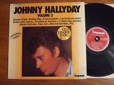 ALBUM ORIGINAL VINYL 33T JOHNNY HALLYDAY IMPACT VOLUME 2 EN SUPERBE ETAT EX