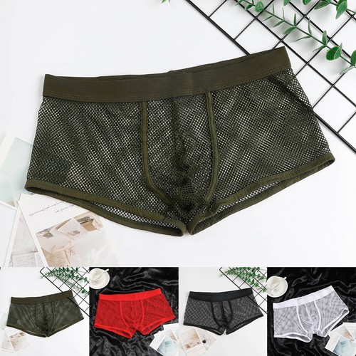 Boxer transparent maille douce