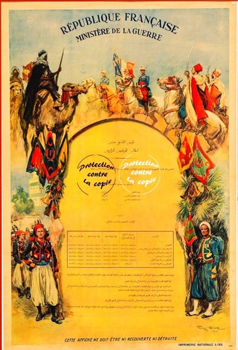 Armée coloniale rf58 poster - armée,