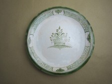 ASSIETTE  SIGNEE C MIDAS DECOR