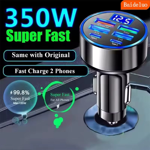 350w usb car charger pd - car,
