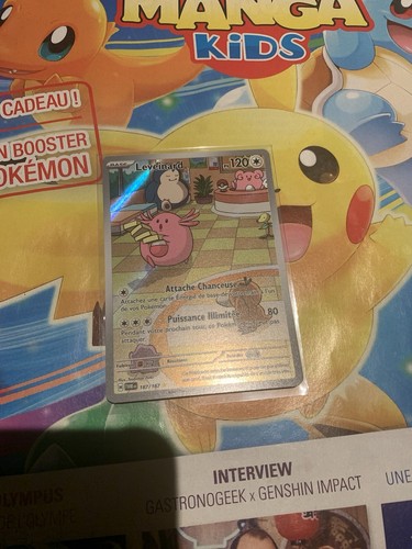 Carte pokémon leveinard - carte,