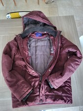 veste hiver homme, violet marque JULES taille M avec capuche 