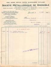 1926 FERS ACIERS METAUX FONTES