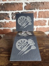 Lot 6 Sous-Verres Ardoise